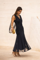 VESTIDO LETÍCIA AZUL MARINHO