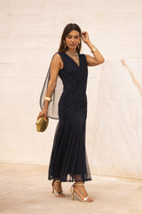VESTIDO LETÍCIA AZUL MARINHO