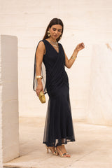 VESTIDO LETÍCIA AZUL MARINHO