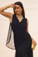 VESTIDO LETÍCIA AZUL MARINHO