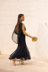 VESTIDO LETÍCIA AZUL MARINHO