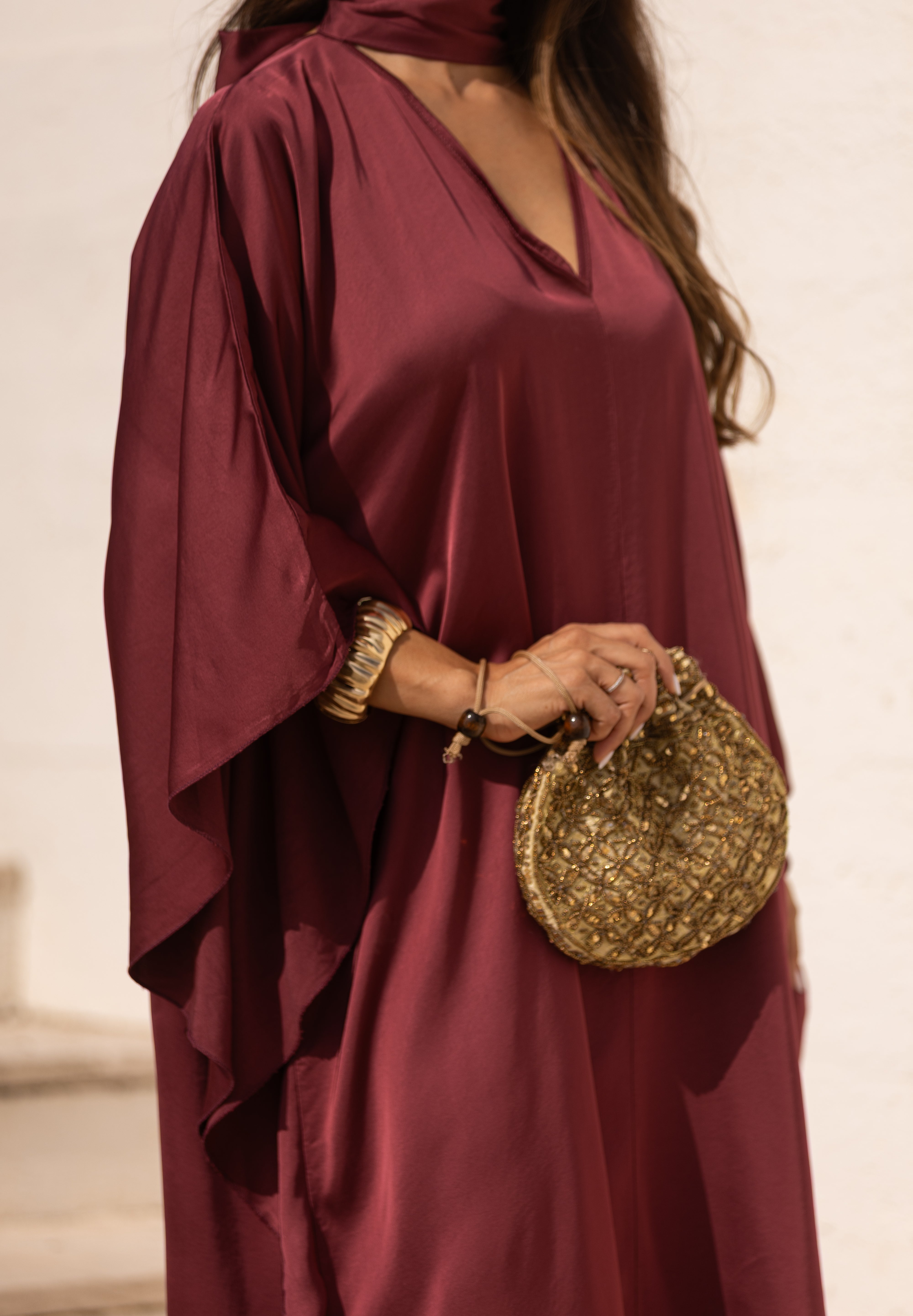 VESTIDO DUBAI CEREJA