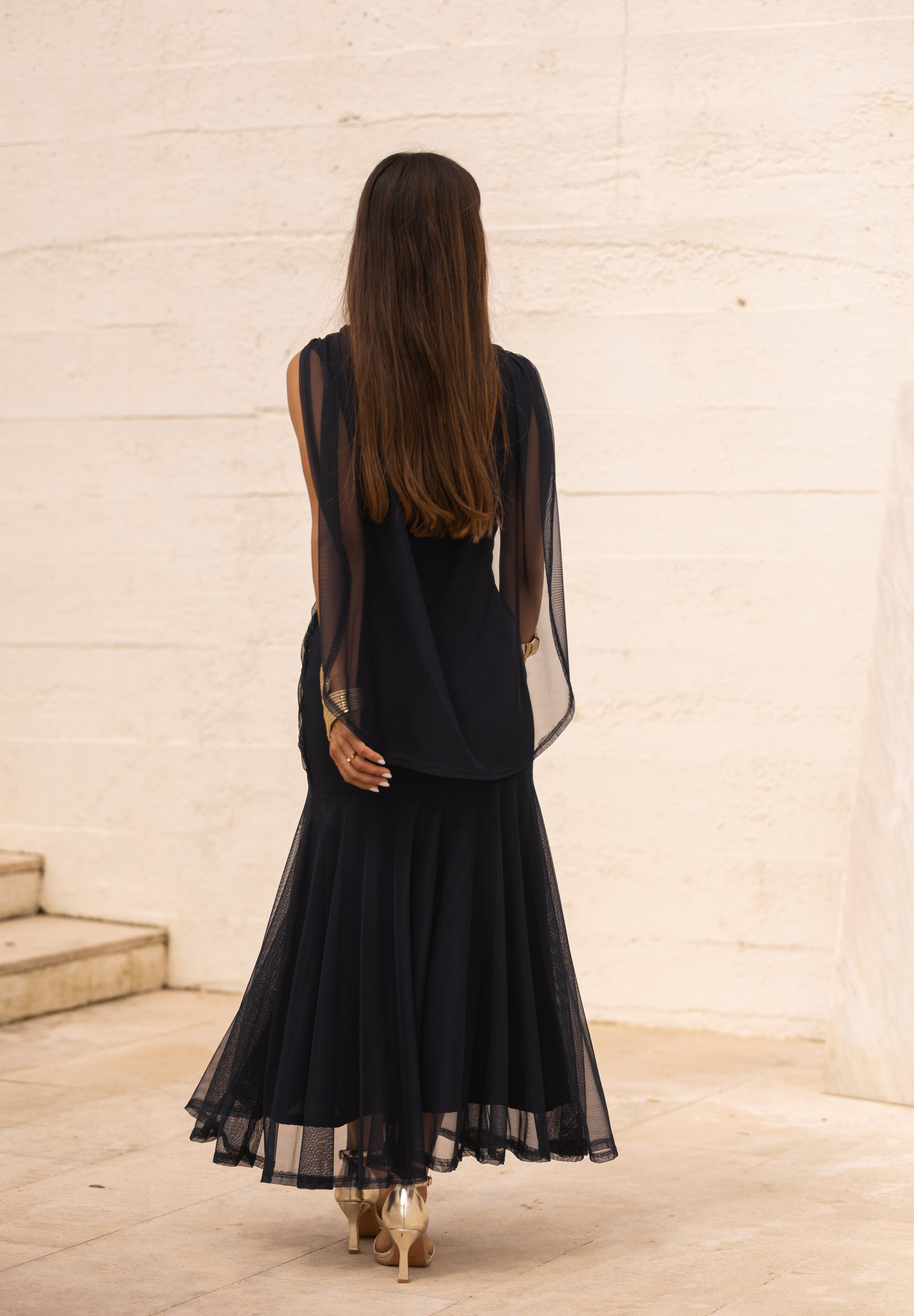 VESTIDO LETÍCIA AZUL MARINHO