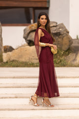 VESTIDO LETÍCIA VINHO
