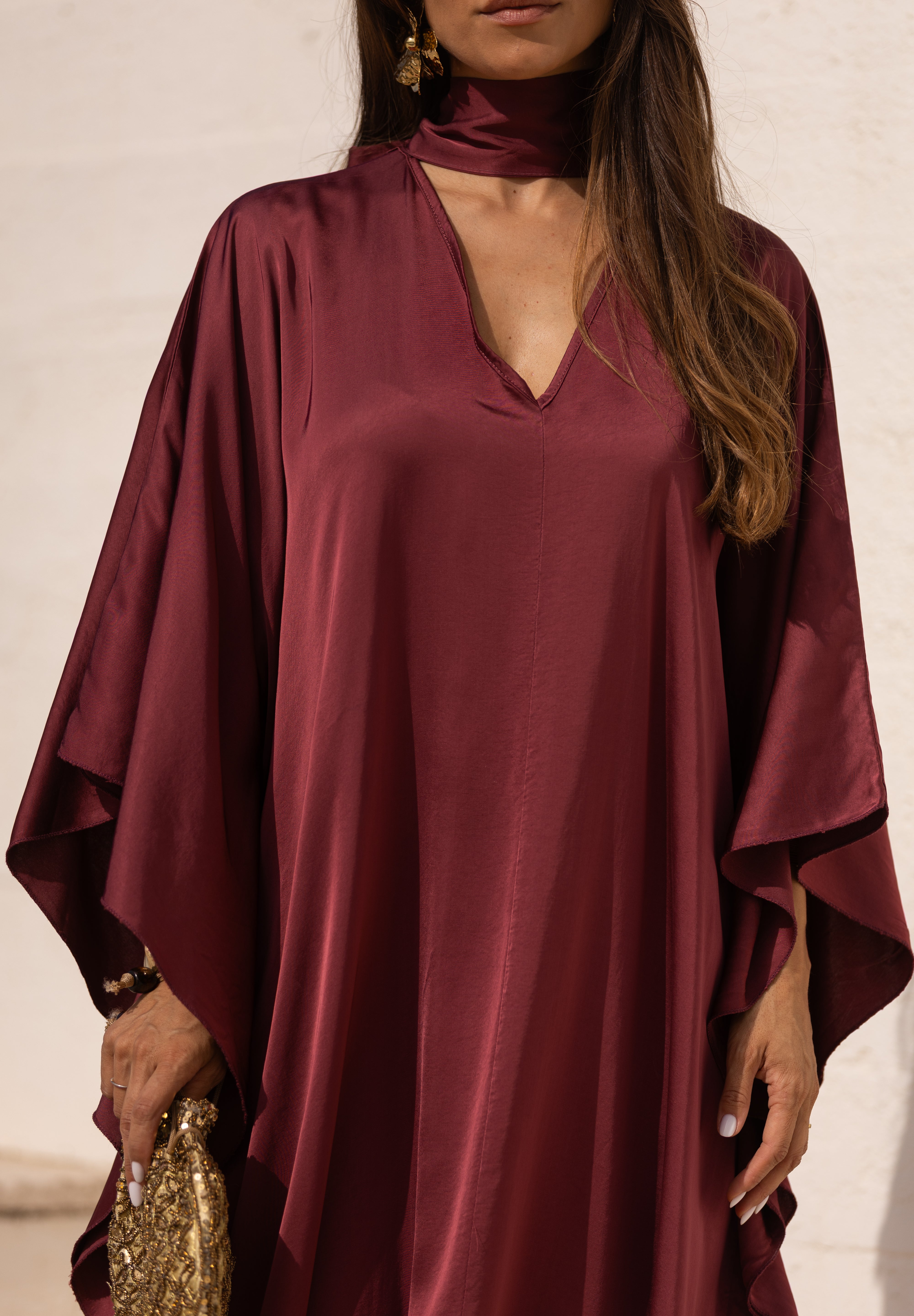 VESTIDO DUBAI CEREJA