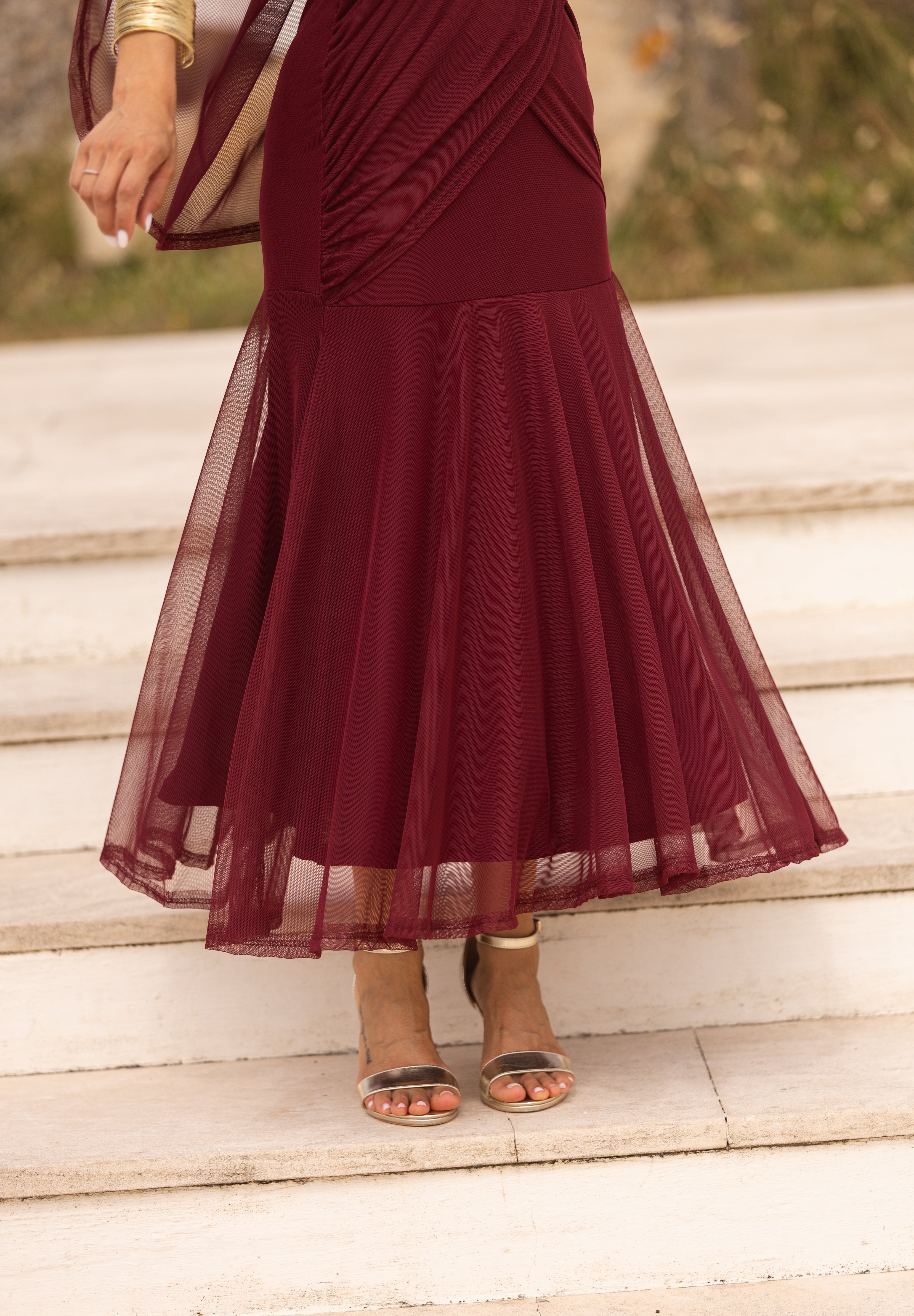 VESTIDO LETÍCIA VINHO