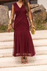 VESTIDO LETÍCIA VINHO