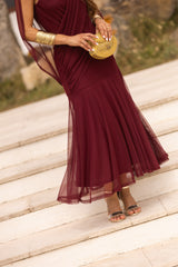 VESTIDO LETÍCIA VINHO