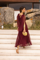 VESTIDO LETÍCIA VINHO