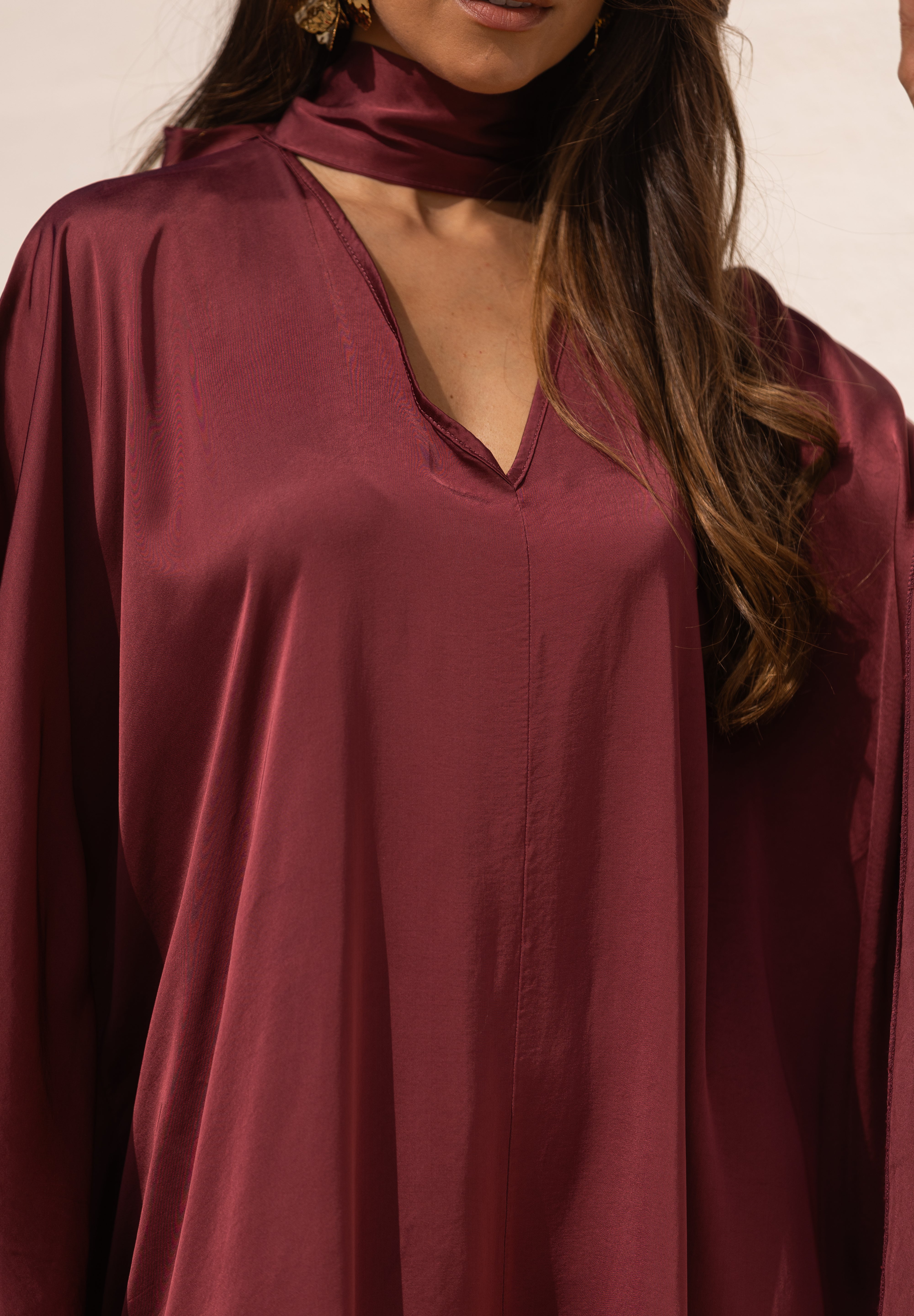 VESTIDO DUBAI CEREJA