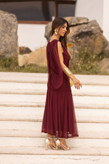 VESTIDO LETÍCIA VINHO