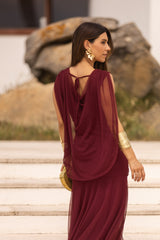 VESTIDO LETÍCIA VINHO