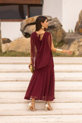 VESTIDO LETÍCIA VINHO
