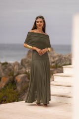 VESTIDO VALENTINA VERDE MILITAR