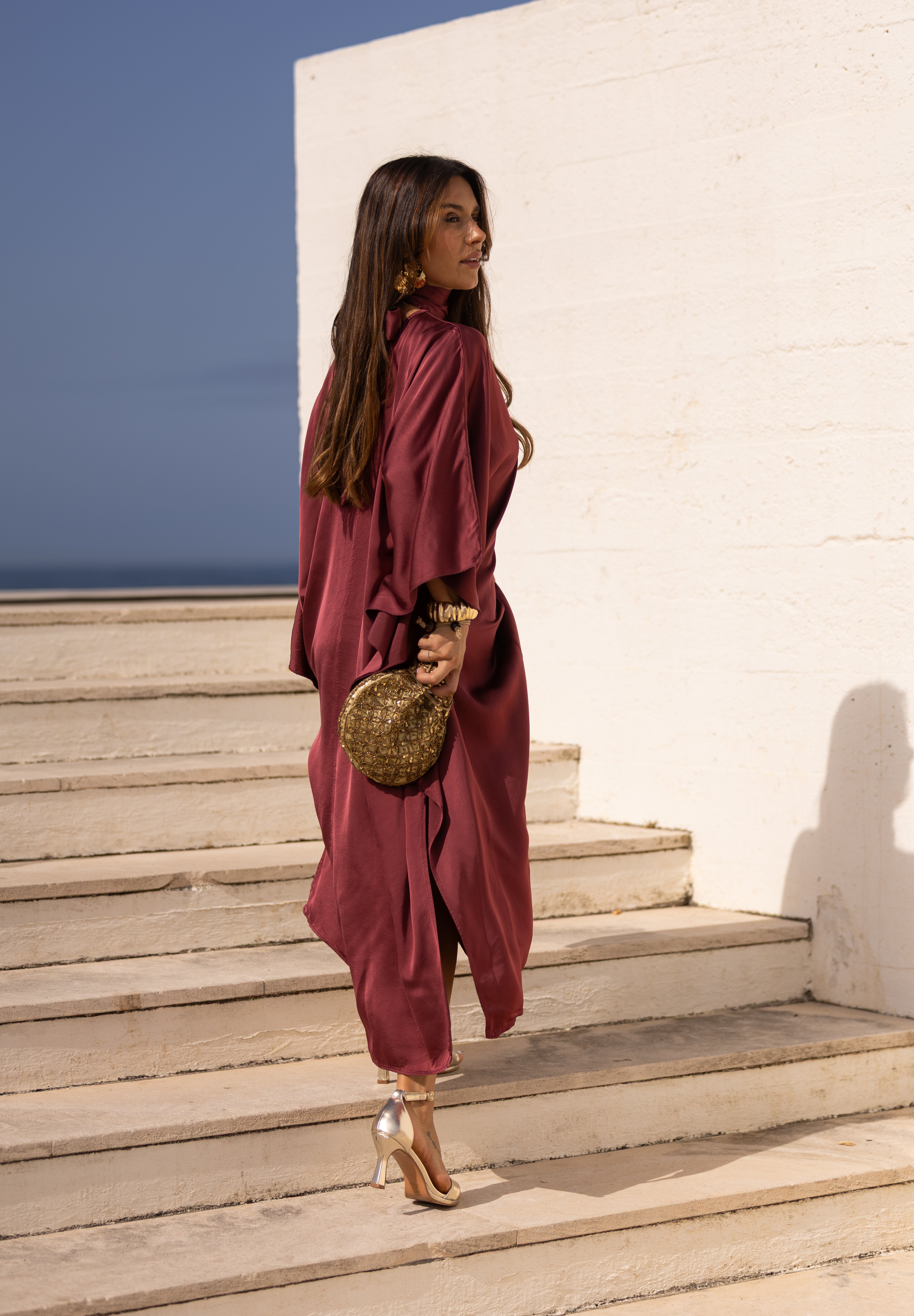 VESTIDO DUBAI CEREJA