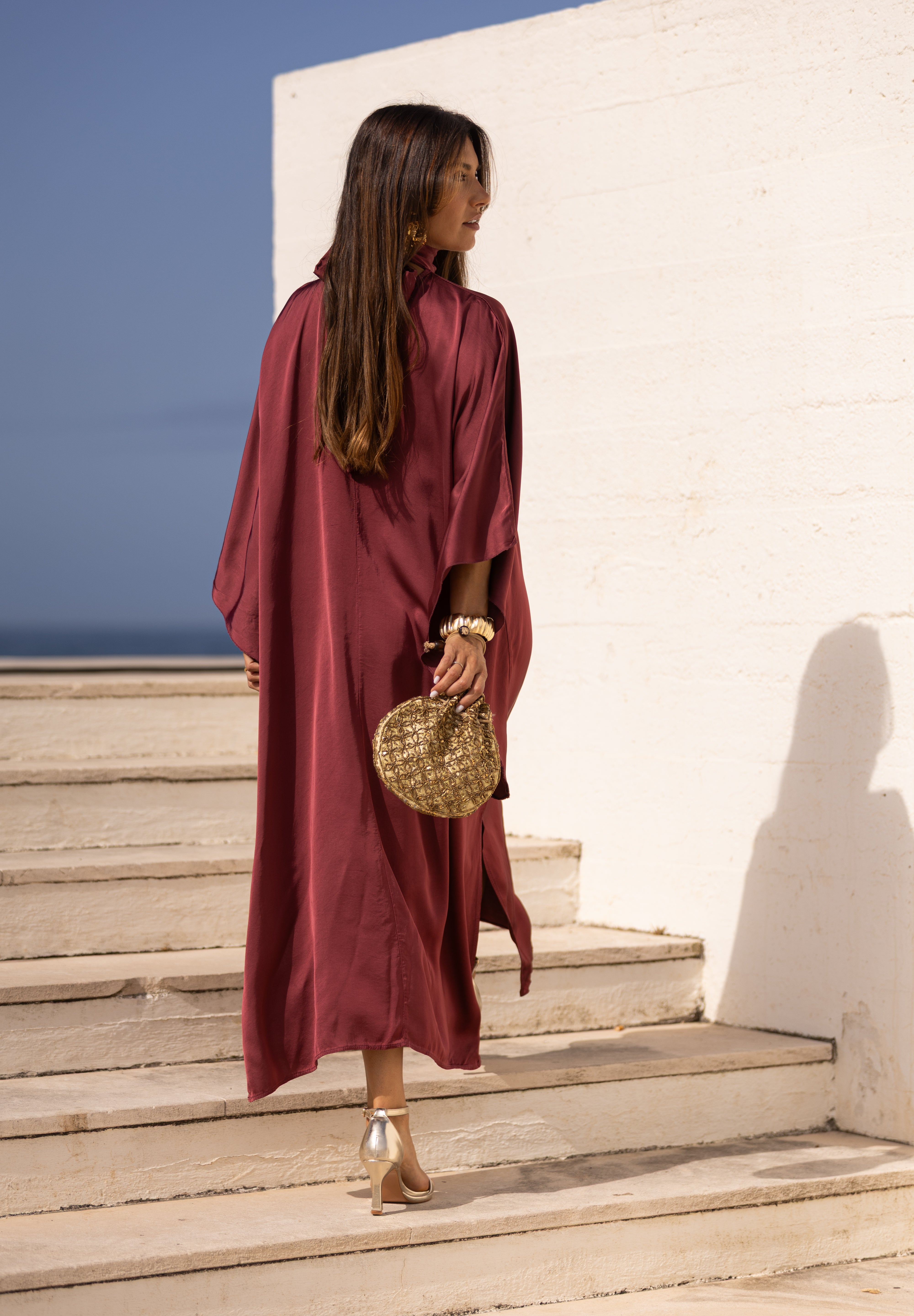 VESTIDO DUBAI CEREJA
