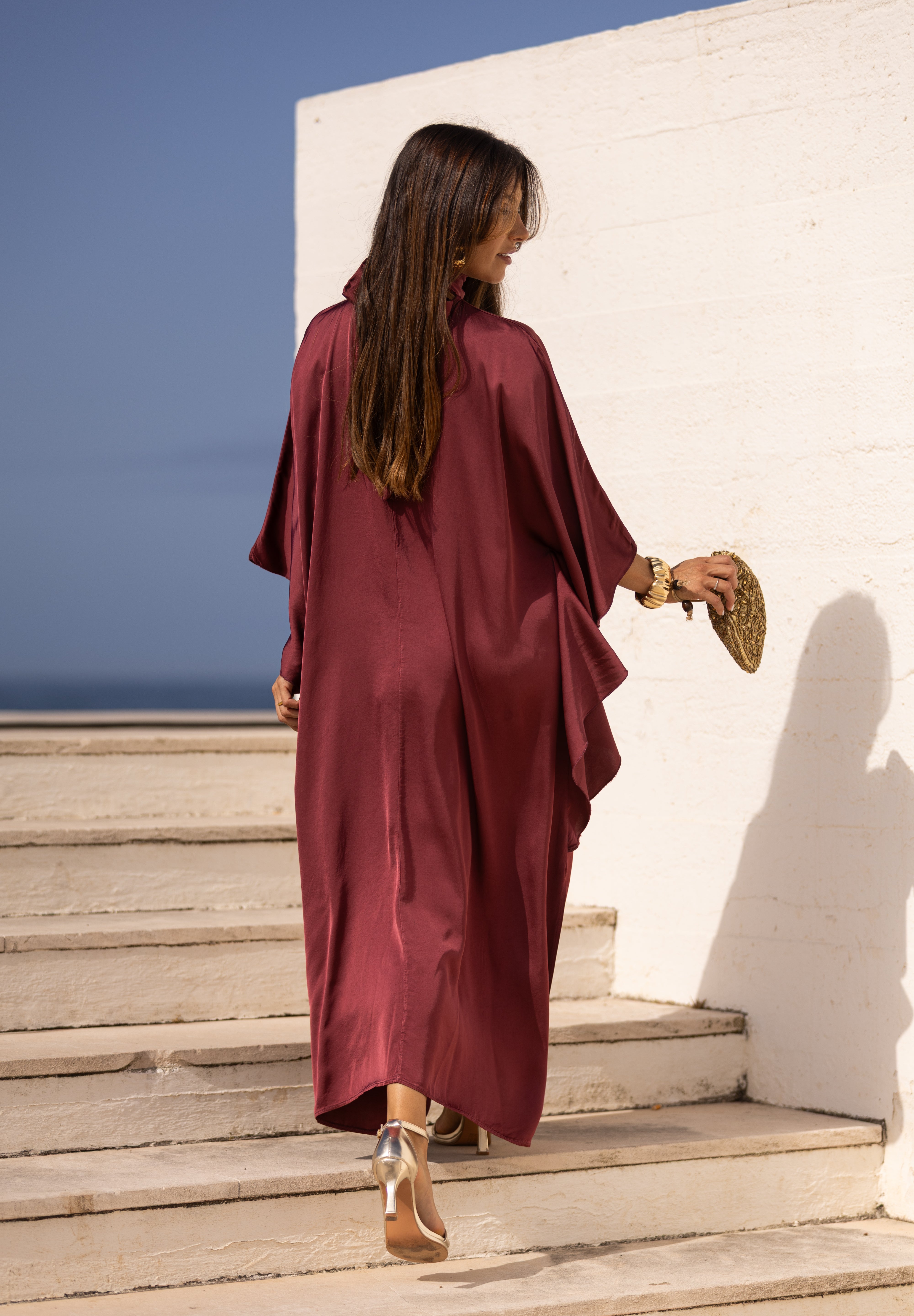VESTIDO DUBAI CEREJA