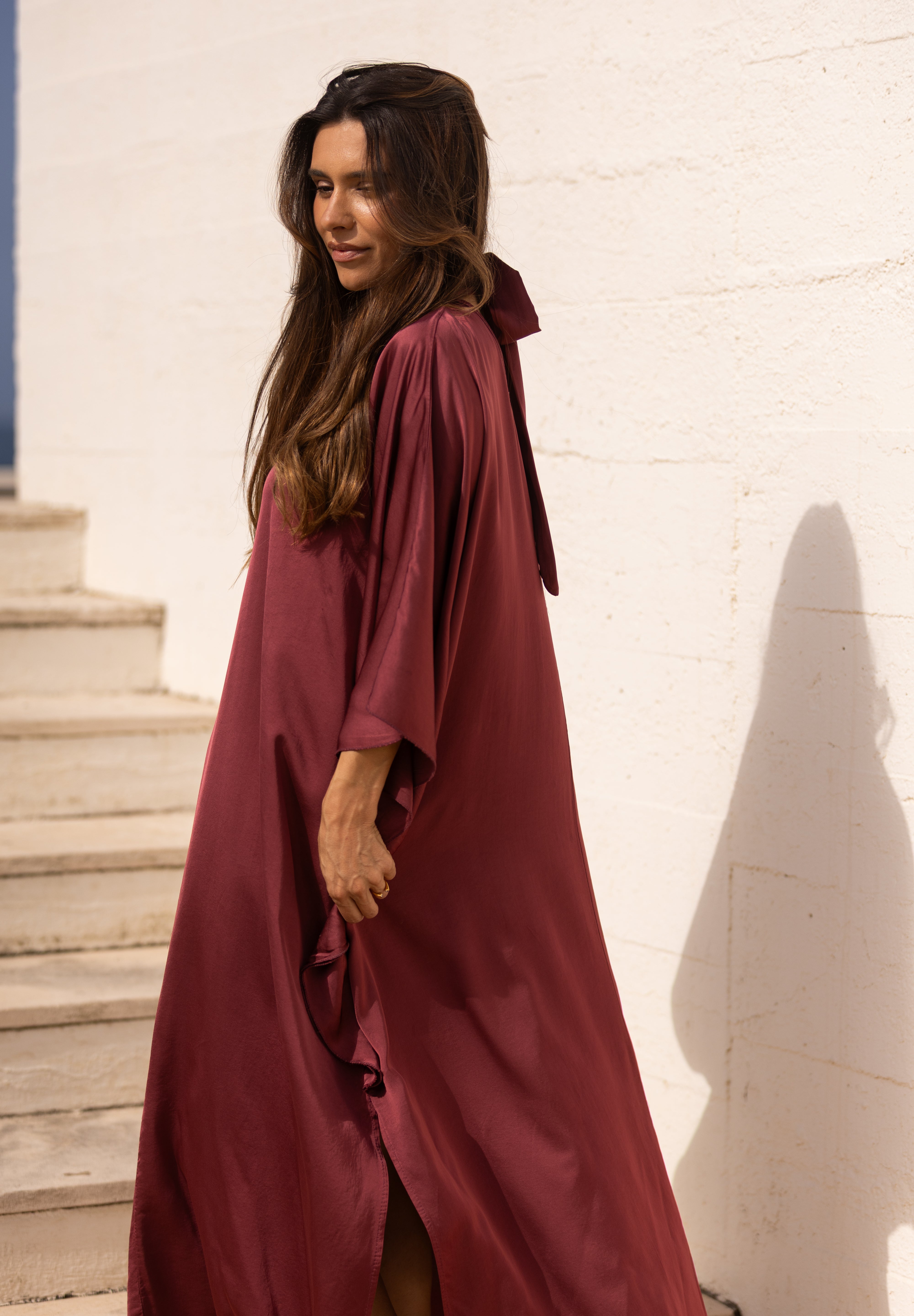 VESTIDO DUBAI CEREJA