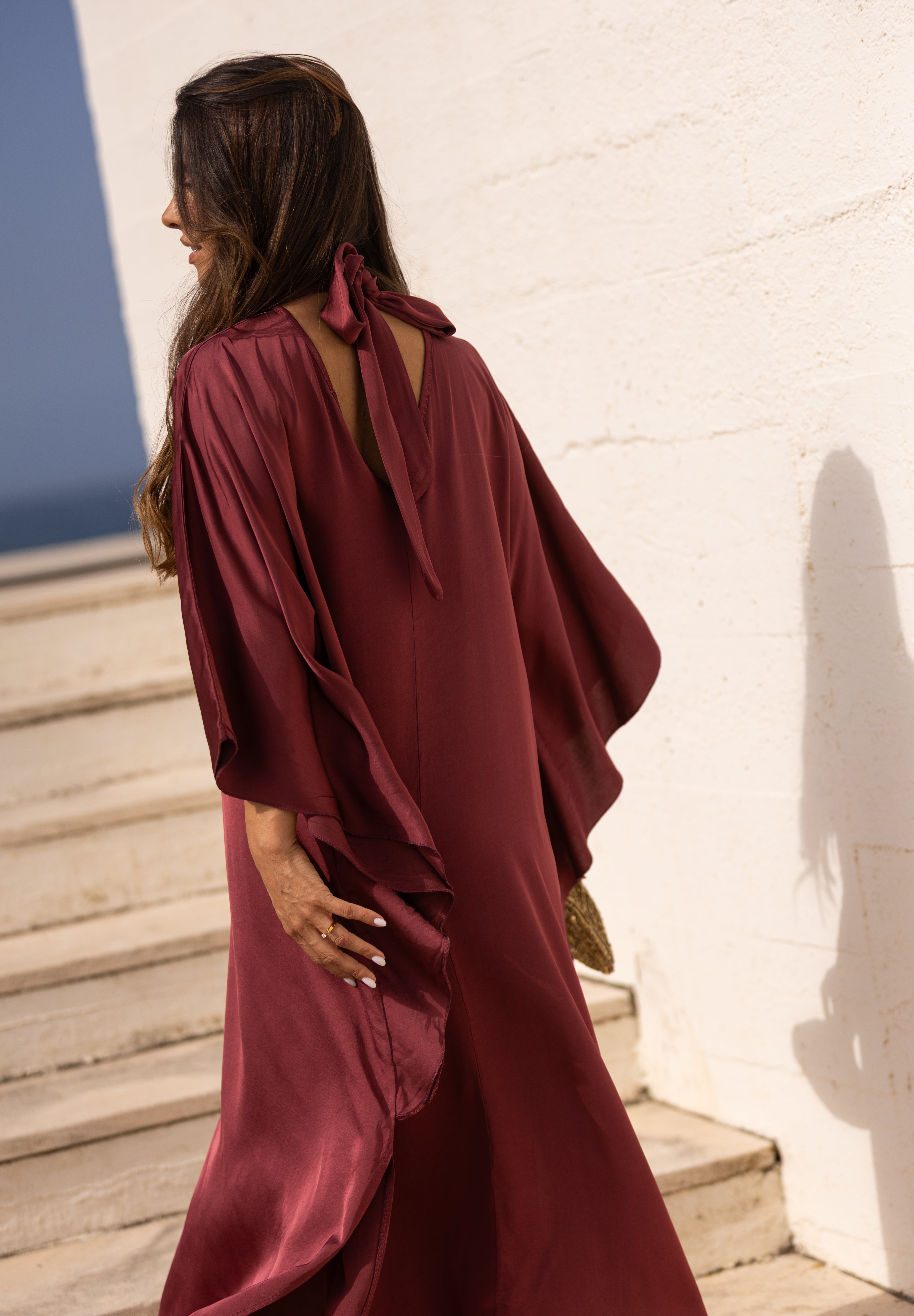 VESTIDO DUBAI CEREJA