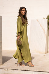 VESTIDO DUBAI VERDE PISTACHO