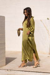 VESTIDO DUBAI VERDE PISTACHO
