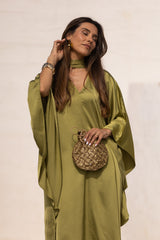 VESTIDO DUBAI VERDE PISTACHO