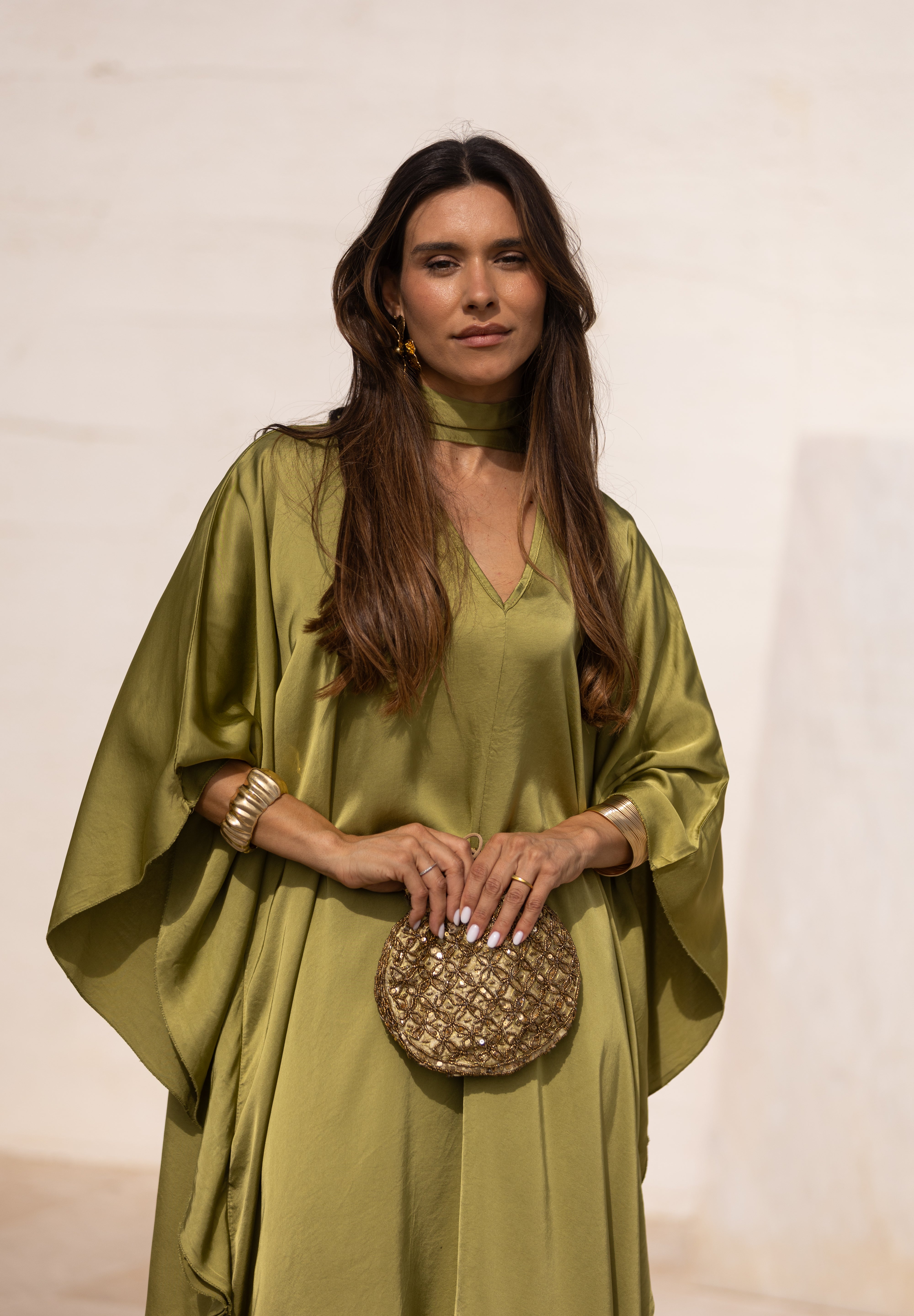 VESTIDO DUBAI VERDE PISTACHO