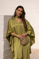 VESTIDO DUBAI VERDE PISTACHO