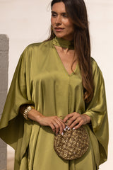 VESTIDO DUBAI VERDE PISTACHO