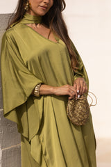 VESTIDO DUBAI VERDE PISTACHO