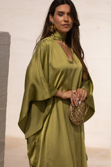 VESTIDO DUBAI VERDE PISTACHO