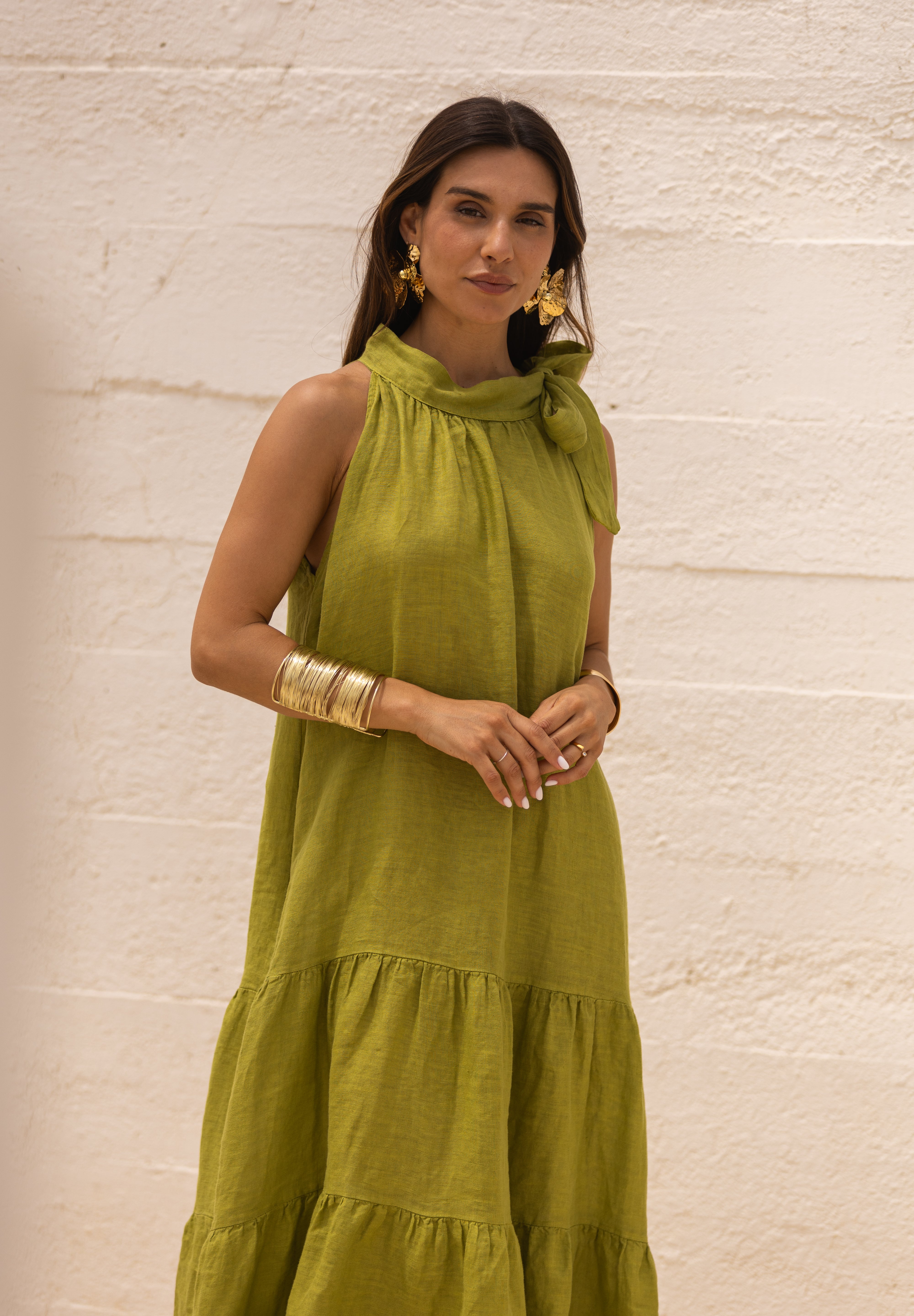VESTIDO SIDNEY VERDE LIMA