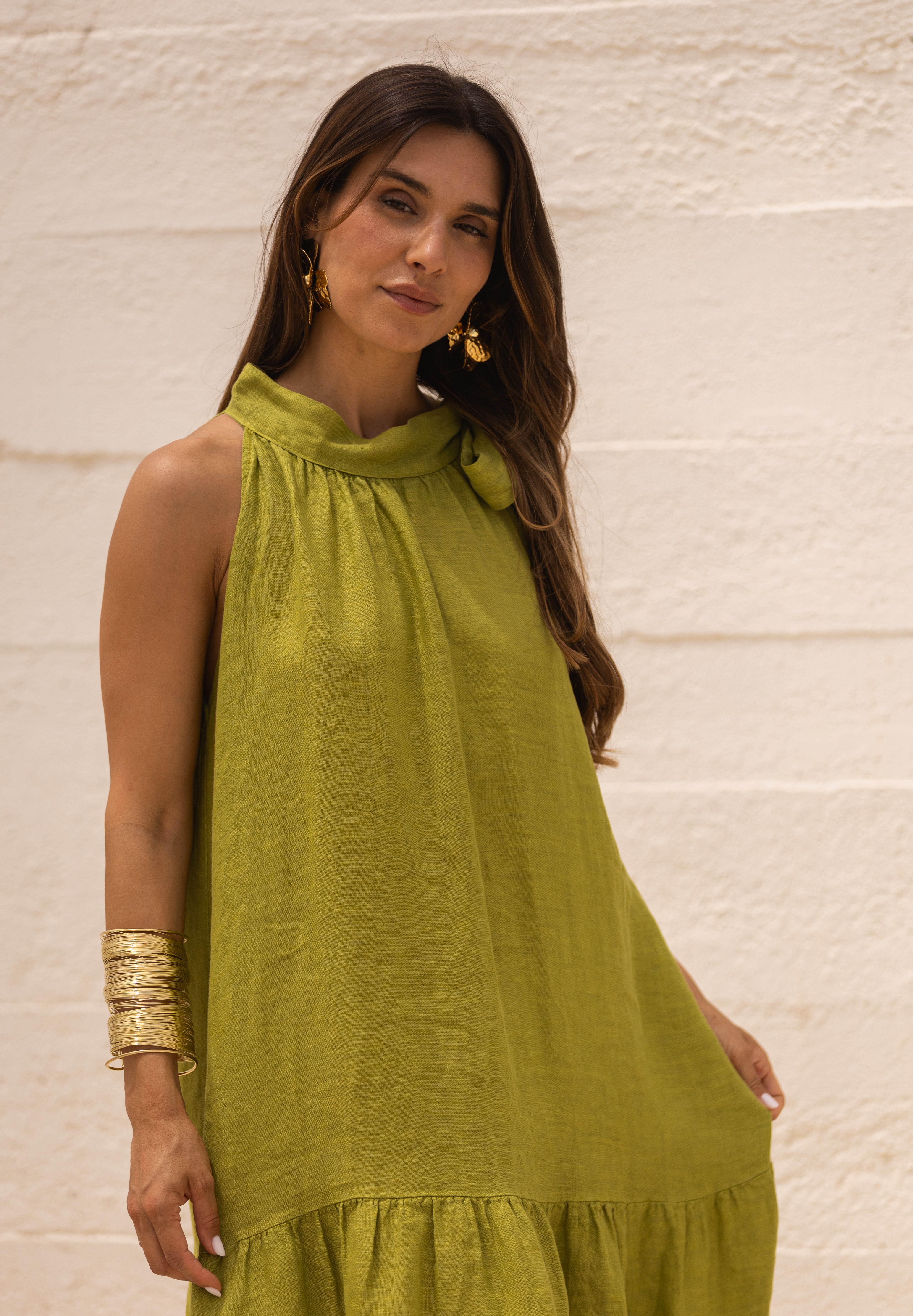 VESTIDO SIDNEY VERDE LIMA