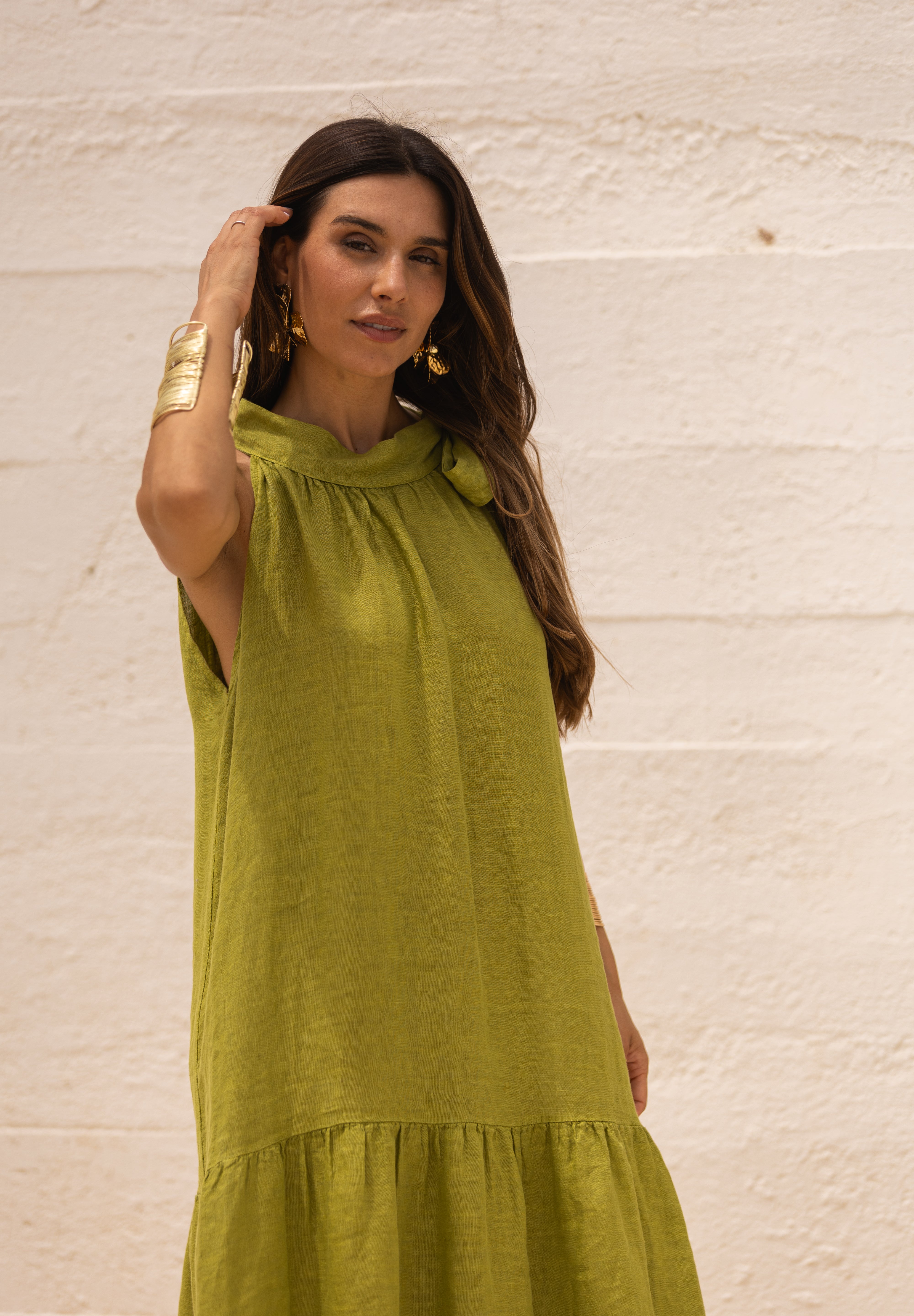 VESTIDO SIDNEY VERDE LIMA