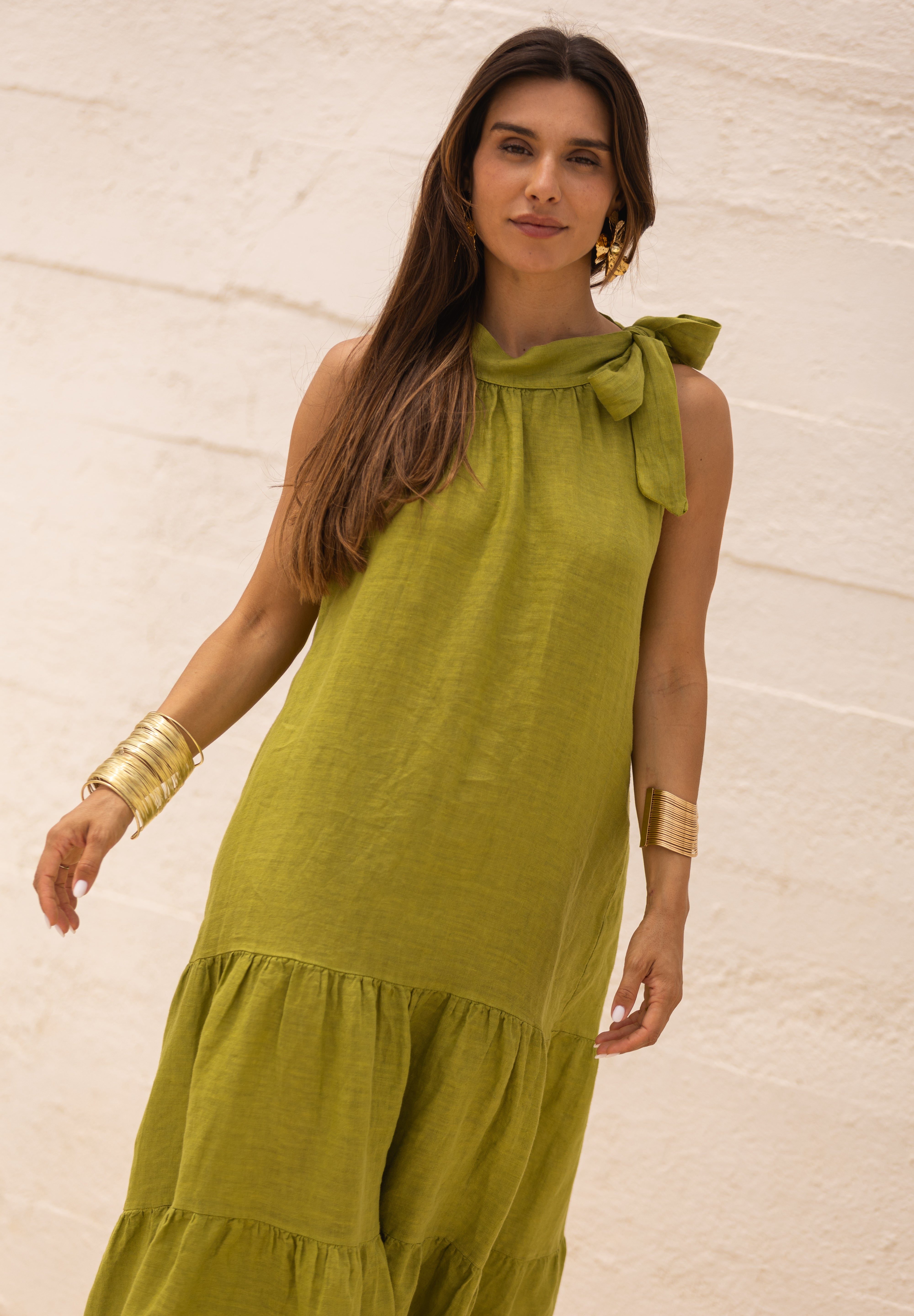 VESTIDO SIDNEY VERDE LIMA