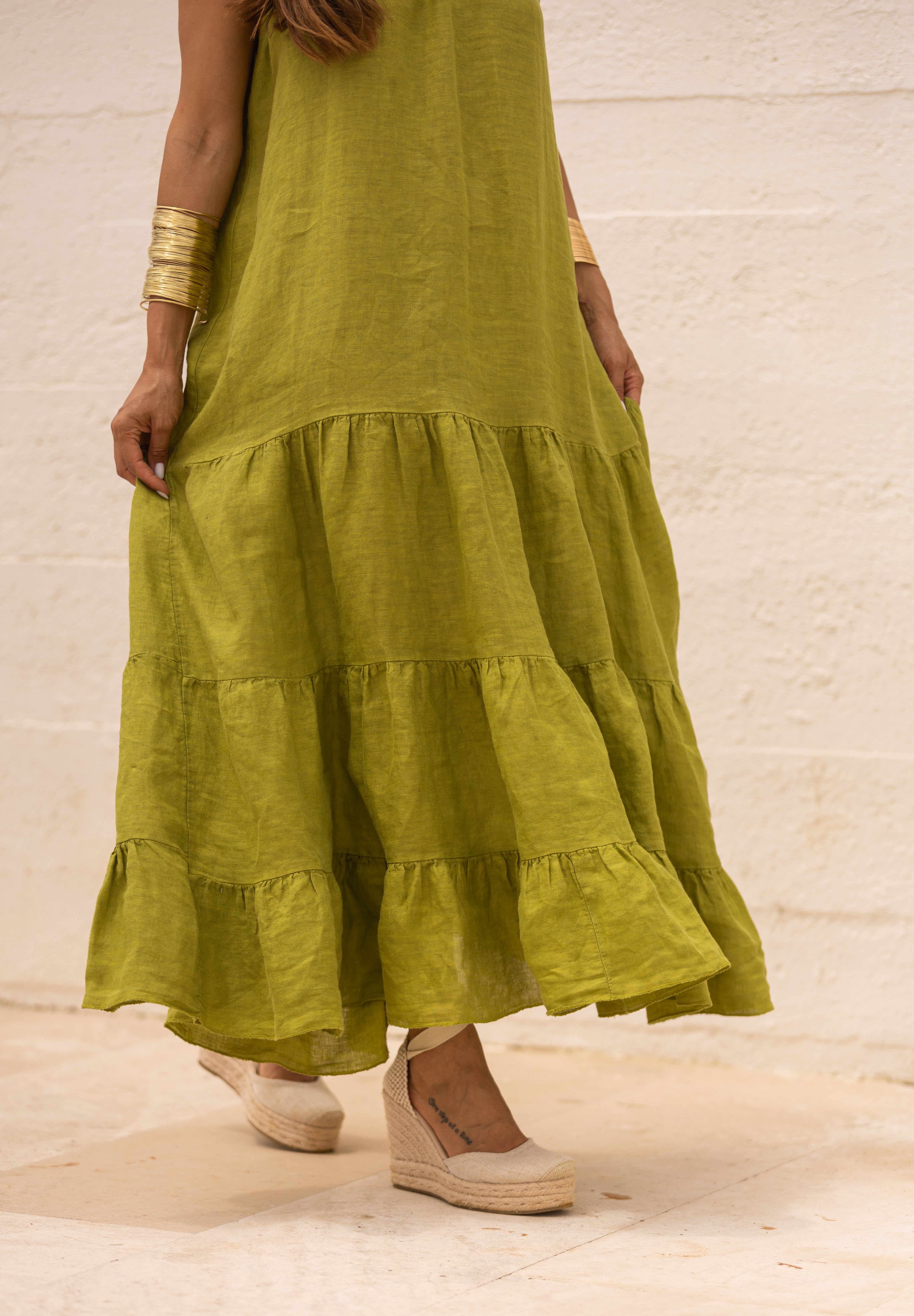 VESTIDO SIDNEY VERDE LIMA