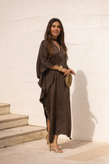 VESTIDO DUBAI CASTANHO