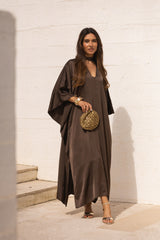 VESTIDO DUBAI CASTANHO