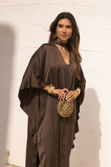 VESTIDO DUBAI CASTANHO
