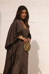 VESTIDO DUBAI CASTANHO