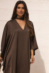 VESTIDO DUBAI CASTANHO