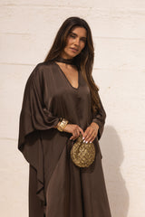 VESTIDO DUBAI CASTANHO