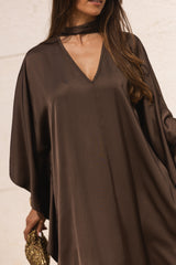VESTIDO DUBAI CASTANHO