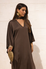 VESTIDO DUBAI CASTANHO