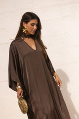 VESTIDO DUBAI CASTANHO