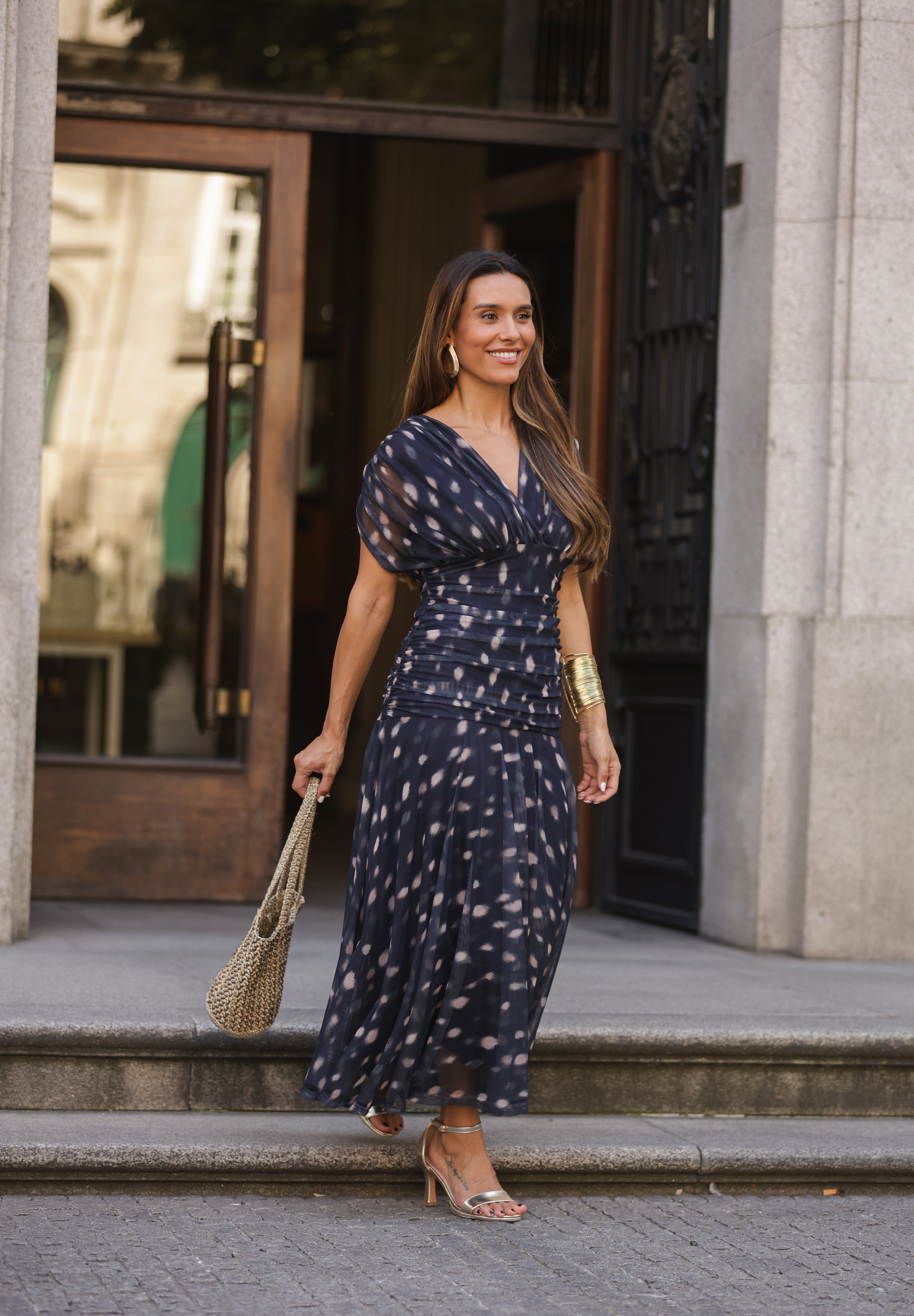 VESTIDO ISADORA AZUL MARINHO