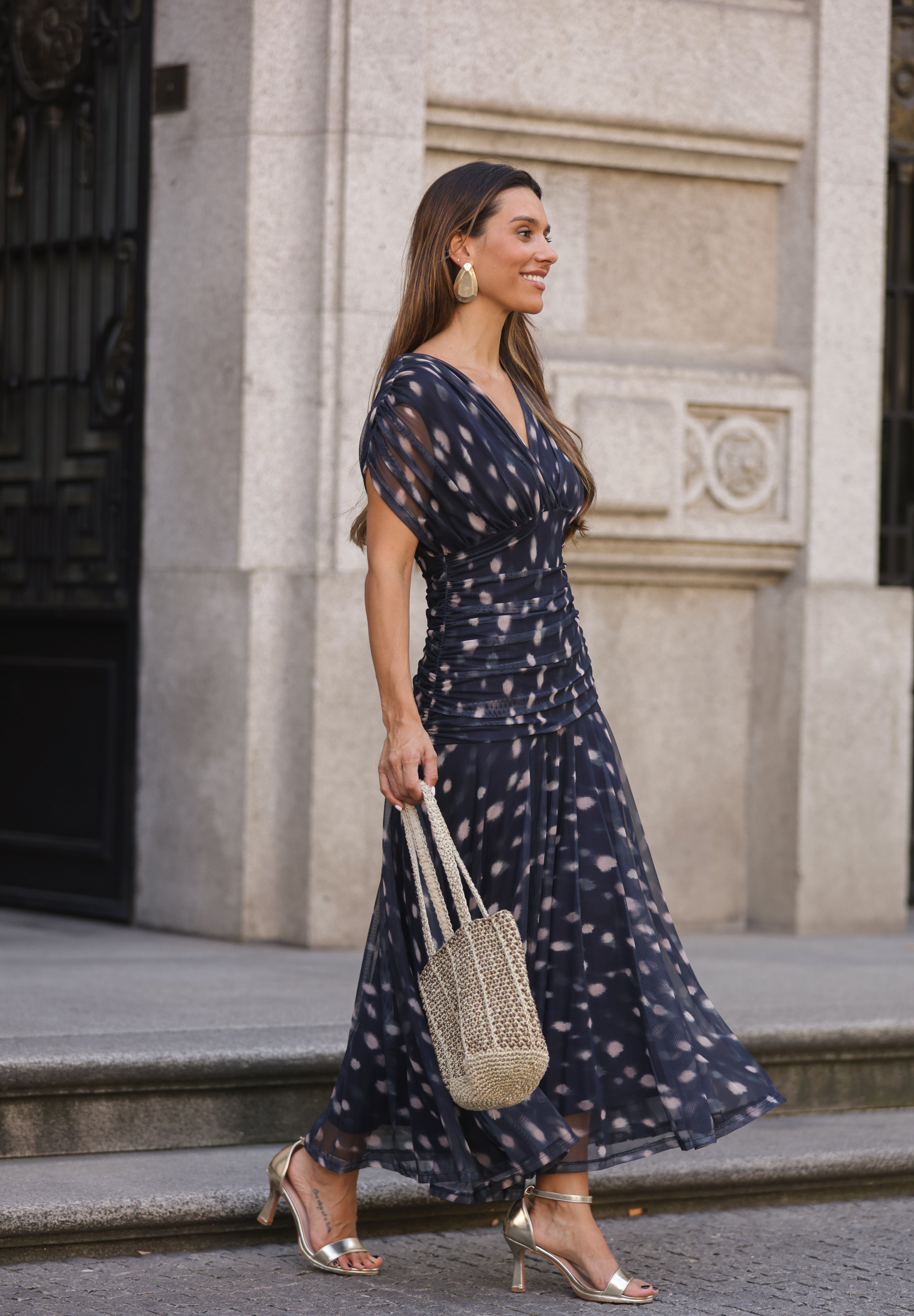 VESTIDO ISADORA AZUL MARINHO