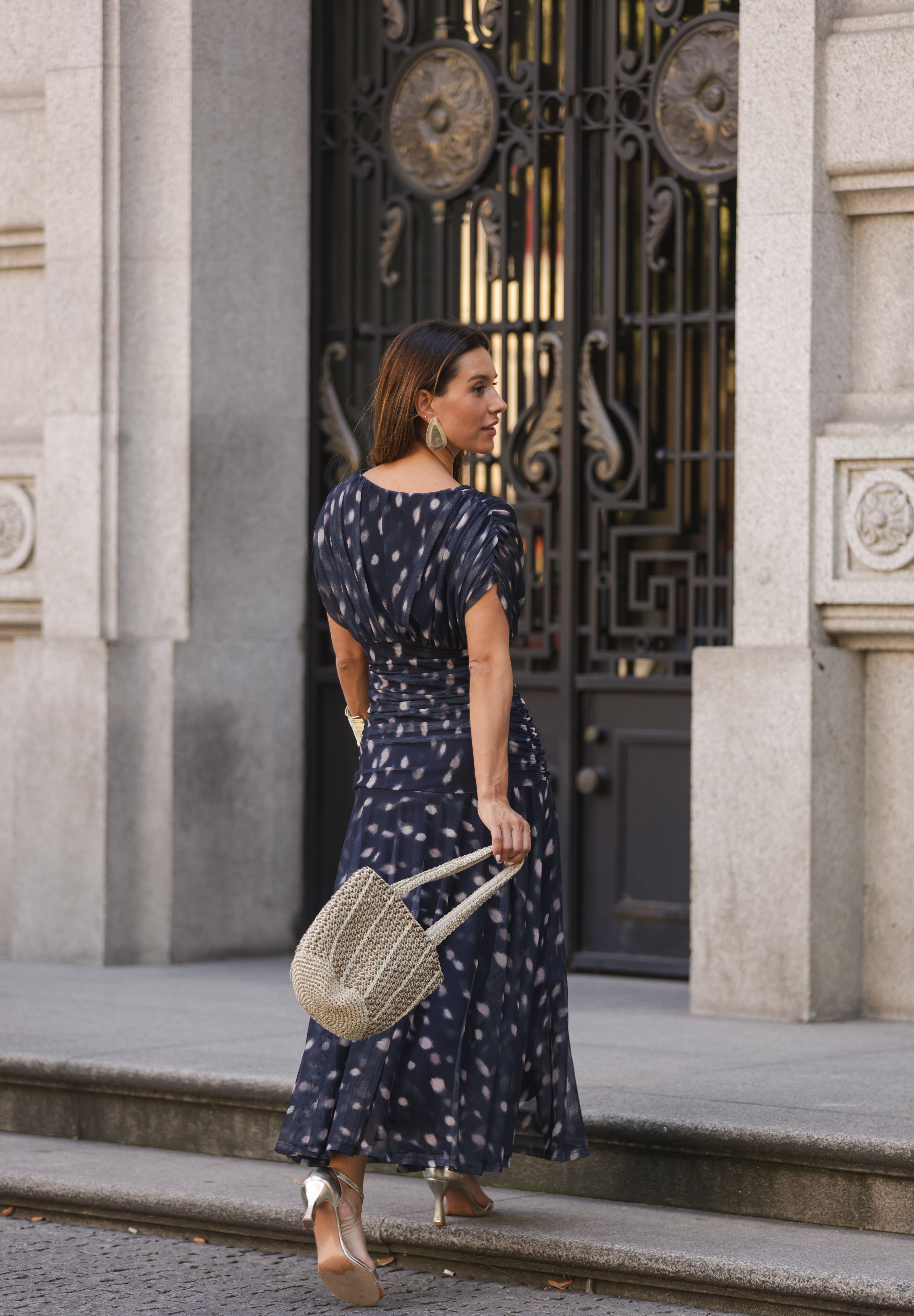 VESTIDO ISADORA AZUL MARINHO