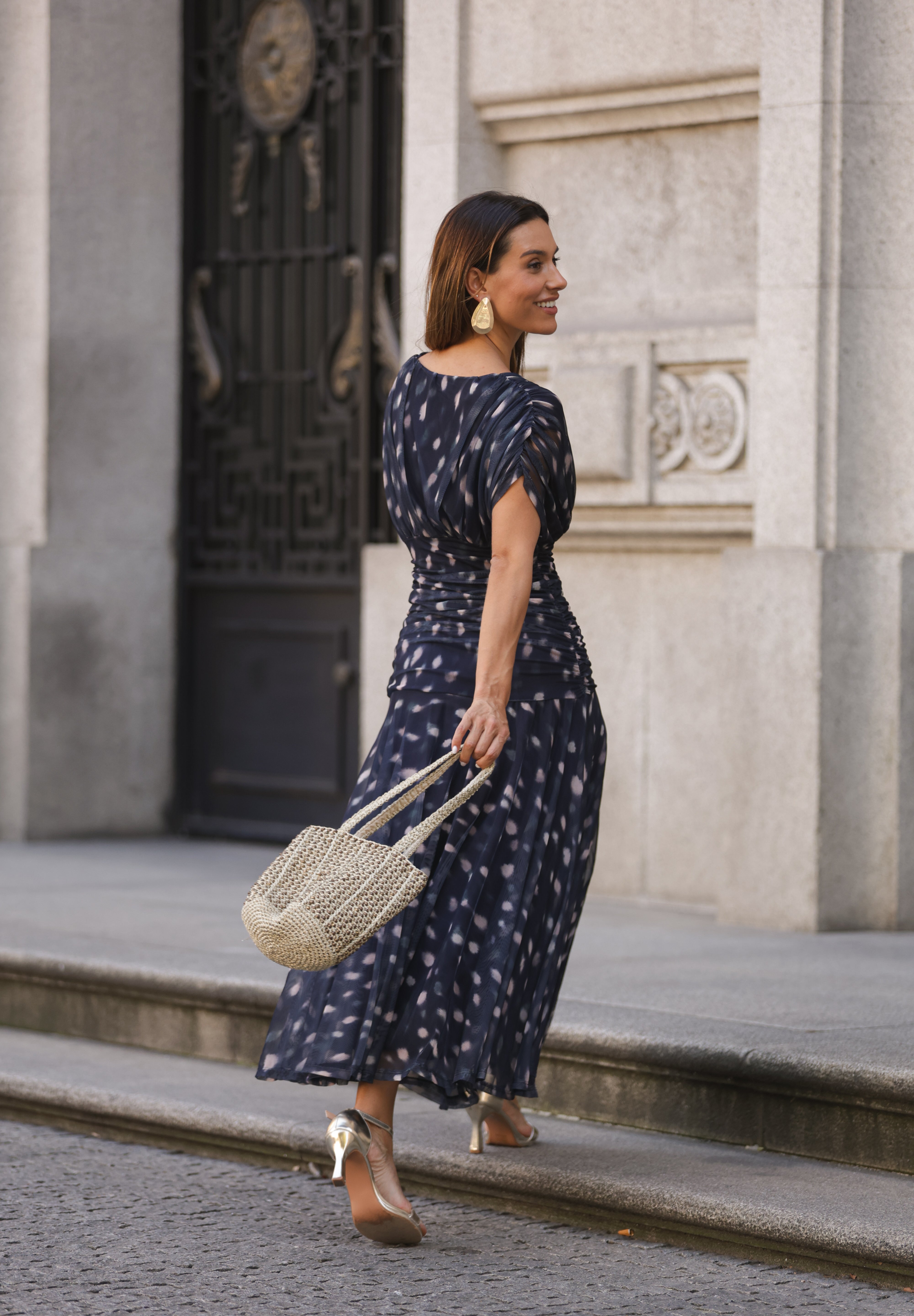 VESTIDO ISADORA AZUL MARINHO