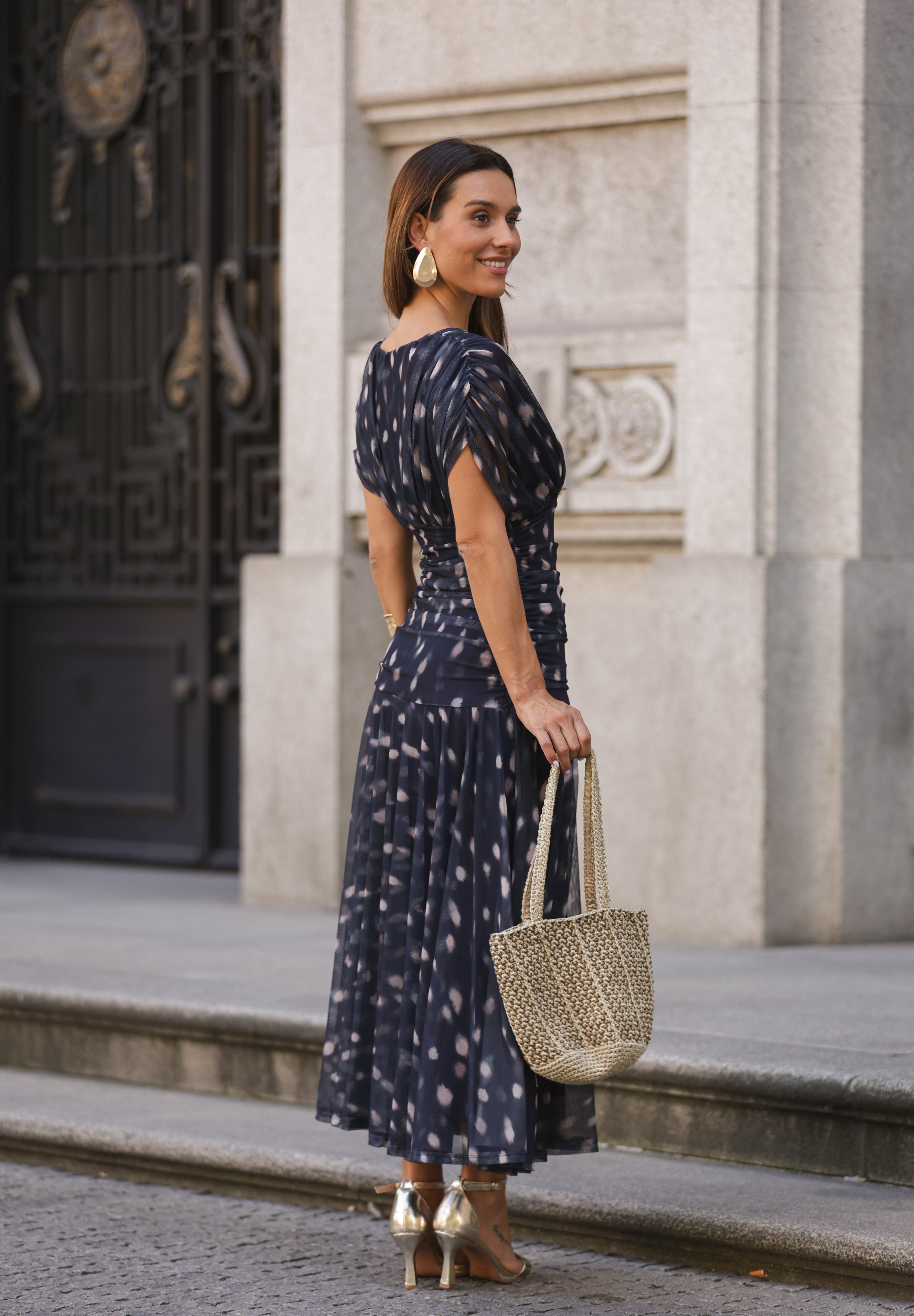 VESTIDO ISADORA AZUL MARINHO